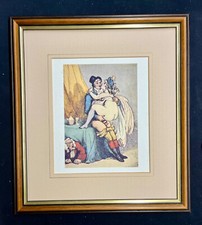 Artprint - Caricatura di Th. Rowlandson XVIII secolo nell'originale britannico Cornice portafoto