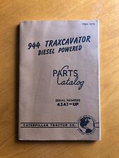 CATALOGO RICAMBI CATERPILLAR traxcavator 944 43A1 tractor Escavatore Parts