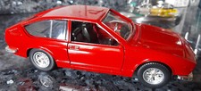 # BBURAGO # ALFA ROMEO GTV, ROSSO, Scala 1/24 NMINT NO BOX