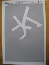 1 x Letraset Letratone 30% 30 linee/pollici 11,75 linee/cm Foglio LT 10 b(bb)