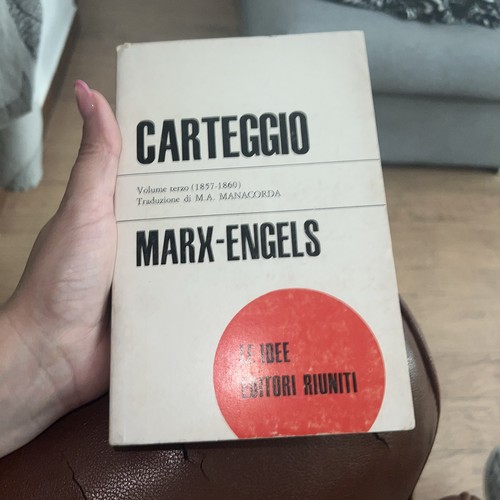 Carteggio marx engels - marx,