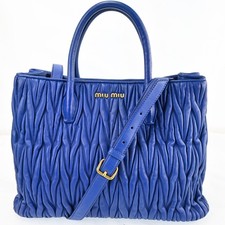 MIU MIU Matelasse Leather 2Way