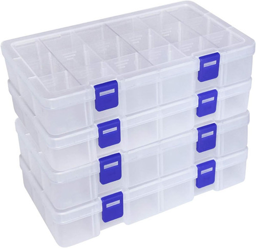 Scatole plastica con - plastica,