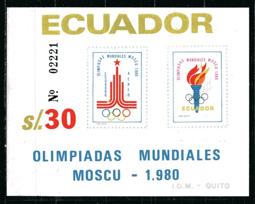 Ecuador 1980 olimpiadi di - 1980,,