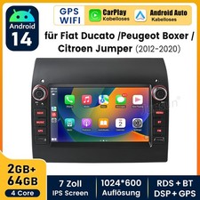 Per Fiat Ducato 2006-2023 Android Autoradio Navigatore GPS Wifi BT FM RDS DAB SWC 64G 
