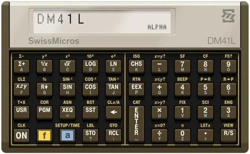 Swissmicros dm41l calcolatrice - dm41l,