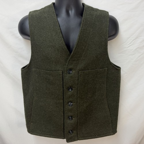 Gilet vintage filson verde - gilet,
