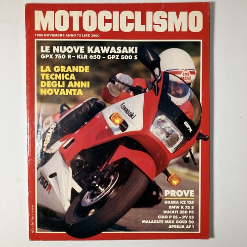 Rivista motociclismo novembre - motociclismo,