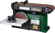 LEVIGATRICE SMERIGLIATRICE A NASTRO E DISCO DA BANCO INCLINABILE PER LEGNO BTS