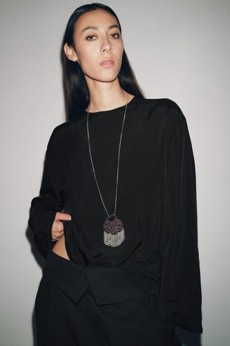 Zara collana lunga con - collana,