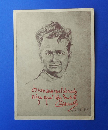Cartolina bruno cassinelli - cartolina,