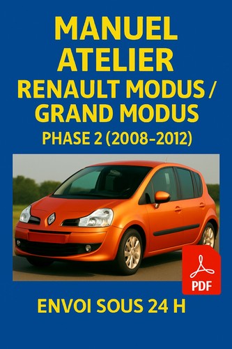 Manuel atelier renault modus - manuel,