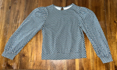 Zara girls blue patterned - zara,