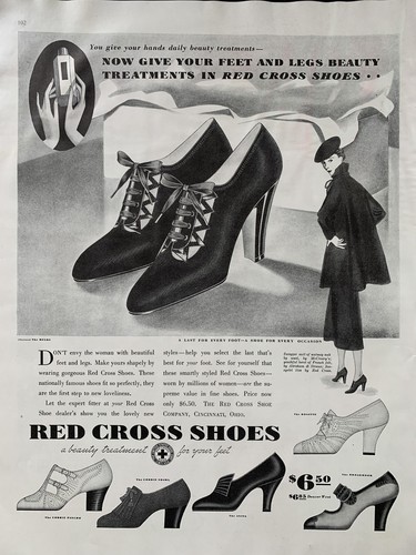 Pubblicità scarpe donna croce