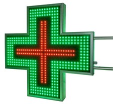 INSEGNA FARMACIA CROCE LED