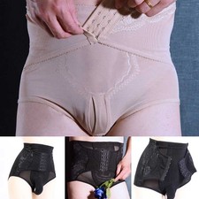 Uomo Modellante Contenitivo Snellente Pantaloncini Vita Alta Addome Noi