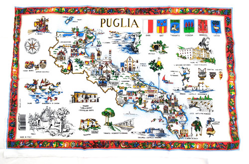 Asciugamano tè puglia - asciugamano,