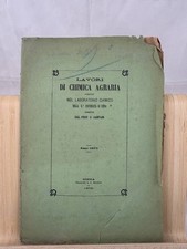 Antico libro 1876 Lavori di
