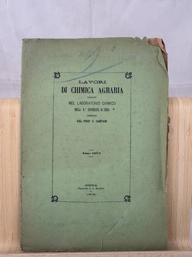 Antico libro 1876 - lavori, di