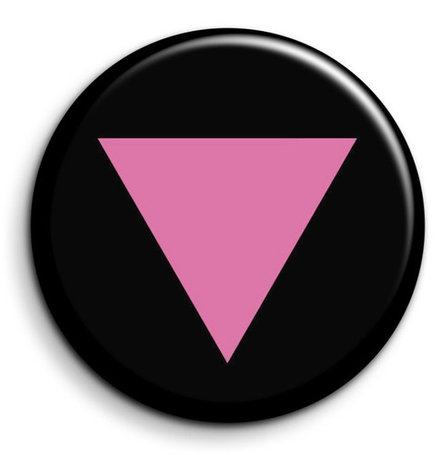 Pink triangle gay pride - pride, lgbt