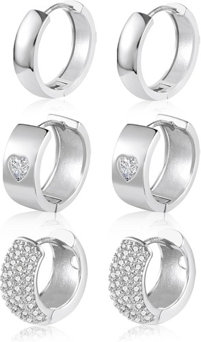 Orecchini cerchio argento 925 - ,