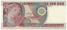 100000 LIRE BANCA D'ITALIA