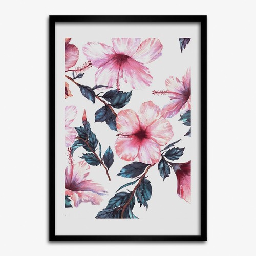 Tulup picture mdf - framed, wall