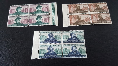 Italia 1951 serie - italia, verdi