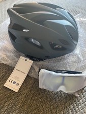 Odoland casco e occhiali da ciclismo Anti UV Mountain Bike e casco MTB
