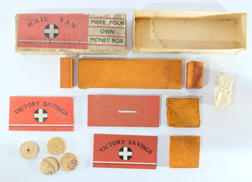 Vintage wooden mail - mail, van