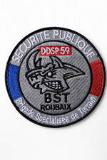 écusson police nationale bst - écusson,