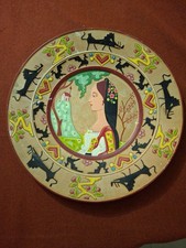 SARDEGNA ORIGINALE ANTICO PIATTO SARDO - ARTE SARDA - CM 35