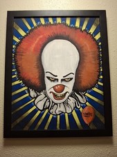 Pennywise su tela incorniciata