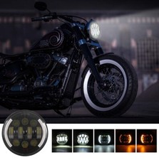 1X LED Motorcycle Headlight H4