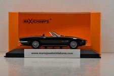 MASERATI GHIBLI SPYDER 1969 BLACK MAXICHAMPS 1/43 NEUF EN BOITE