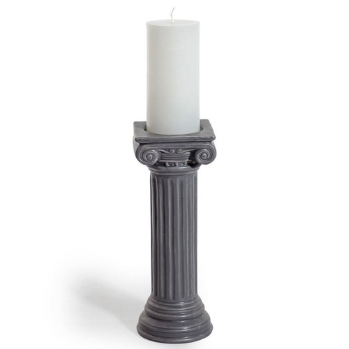 Portacandele colonna ionica - portacandele, a