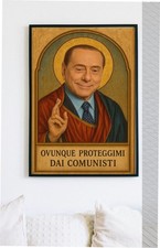 Poster Berlusconi comunisti
