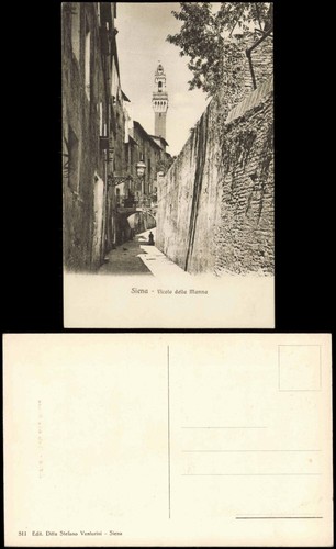 Cartoline siena vicolo - siena,
