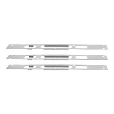  3 Pezzi Piastra Protezione Serratura Porta Strike Stimb Rinforzo Antifurto Bici