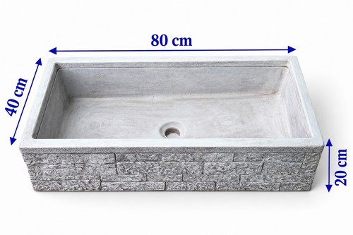 Lavandino lavello lavabo 80cm - lavandino,