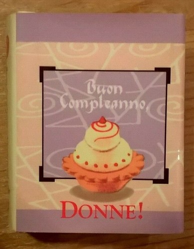 Mini libro buon compleanno - mini,