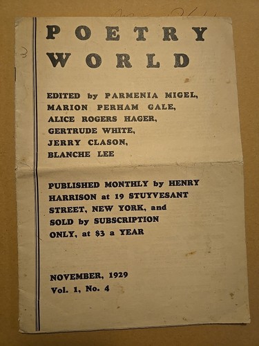 Poetry world magazine - world,