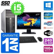 PC Tour HP 6300 CMT Ecran 27"