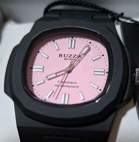 Ruzza watch nero rosa - ruzza,