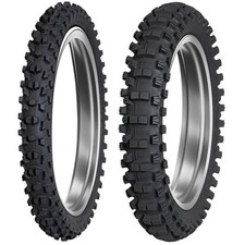 Coppia Pneumatici Moto MX Dunlop Geomax MX34 80/100 -21 51M e 110/90 -19 62M