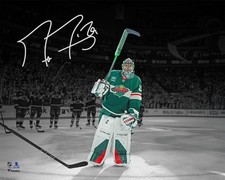 Marc-Andre Fleury Wild firmato 16x20 finale stagione regolare gioco foto riflettori