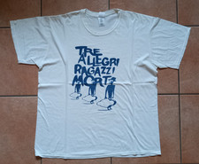 T-shirt Maglia TRE ALLEGRI RAGAZZI MORTI Taglia XL Bianca Official Merchandising