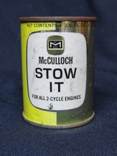 Olio motore vintage McCulloch