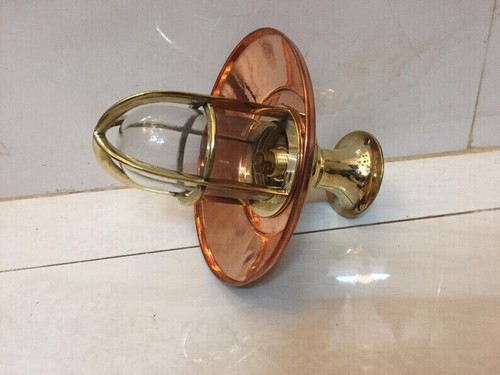Plafoniera ottone senza - in,