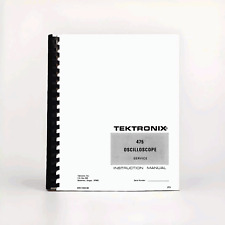 Tektronix 475 Oscilloscopio Manuale di Servizio con Schemi